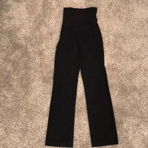 Pea in the Pod Straight Leg Black Pants XS
